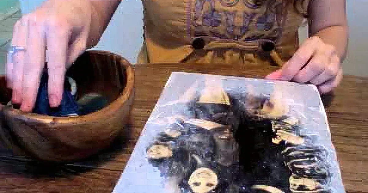Whoa! What This Woman Does on a Block of Wood Will Leave You Enthralled!