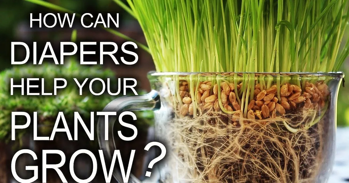 Baby Diapers Can Help Your Garden Grow??? Trust Me!! It''s Not What You''re Thinking!