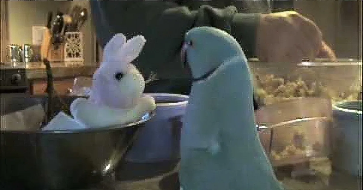I Couldn't Believe What This Parrot Was Saying to Her New Best Friend... a Stuffed Toy Bunny!