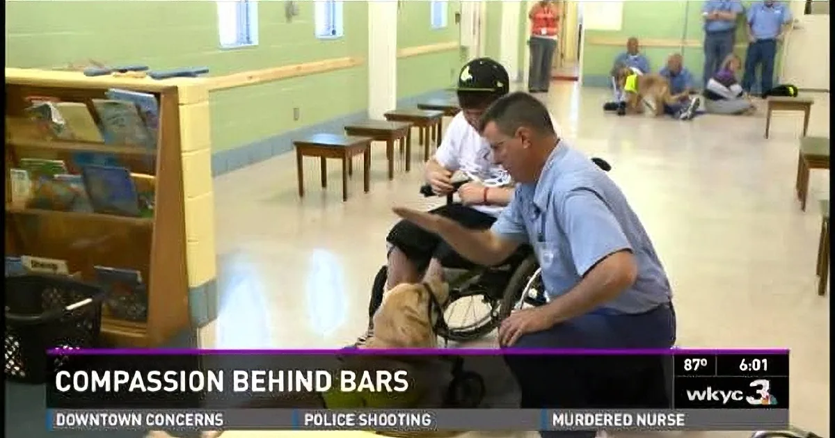 A police officer assists a person in a wheelchair in a community setting.