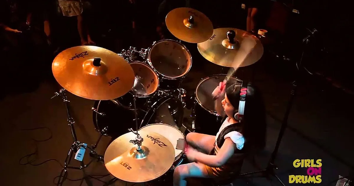 They Told This 5 Year Old ''Girls Can''t Play Drums''. What She Did in Response? Wow!