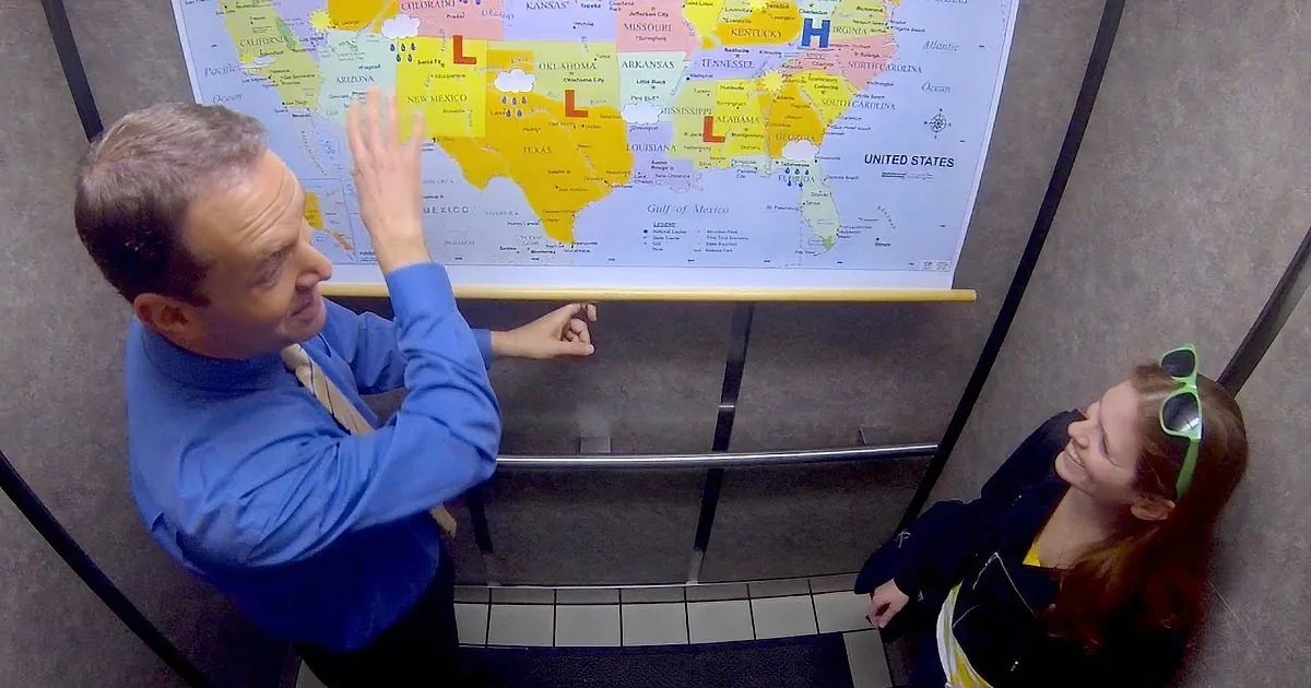They Walked Into the Elevator and He Immediately Showed Them This Picture. What Happens Next... Rofl!