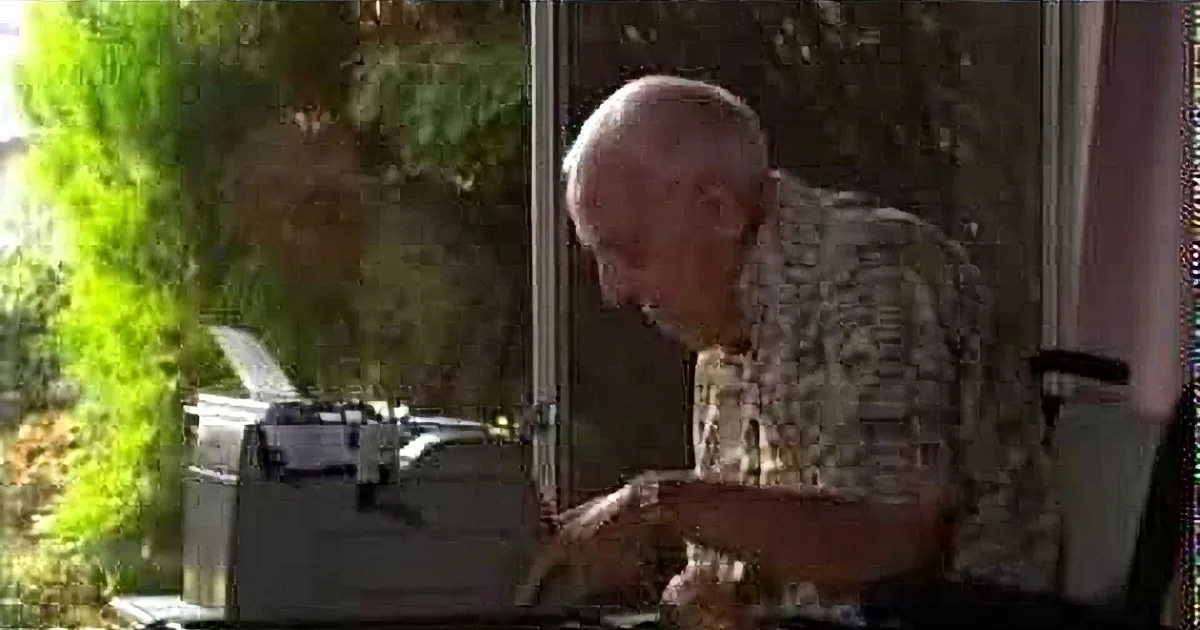 This Disabled Elderly Man Creates Stunning Art With a Typewriter!