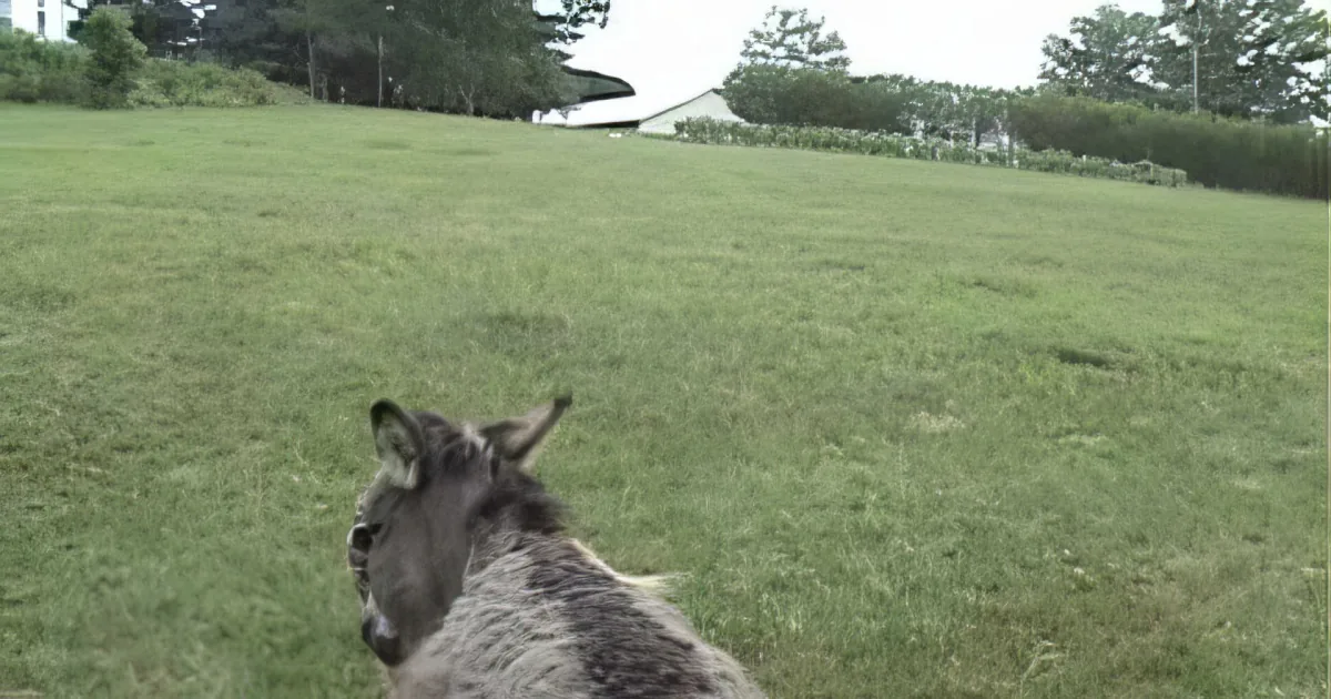 Cute Dog Races Across a Big Open Field With His Donkey Friend, and It''s Just Adorable!