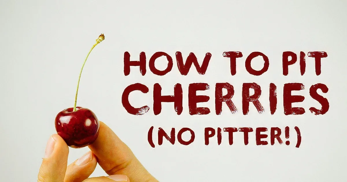 You'll Never Have to Struggle to Remove the Pit of a Cherry Once You See This Amazing Video!
