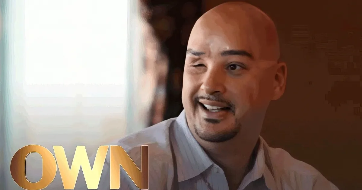 A man with a paper bag over his mouth, looking surprised, with "OWN" text in the foreground.