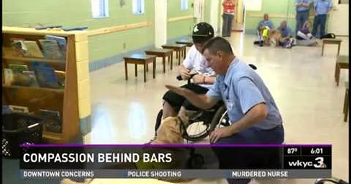 A police officer assists a person in a wheelchair in a community setting.