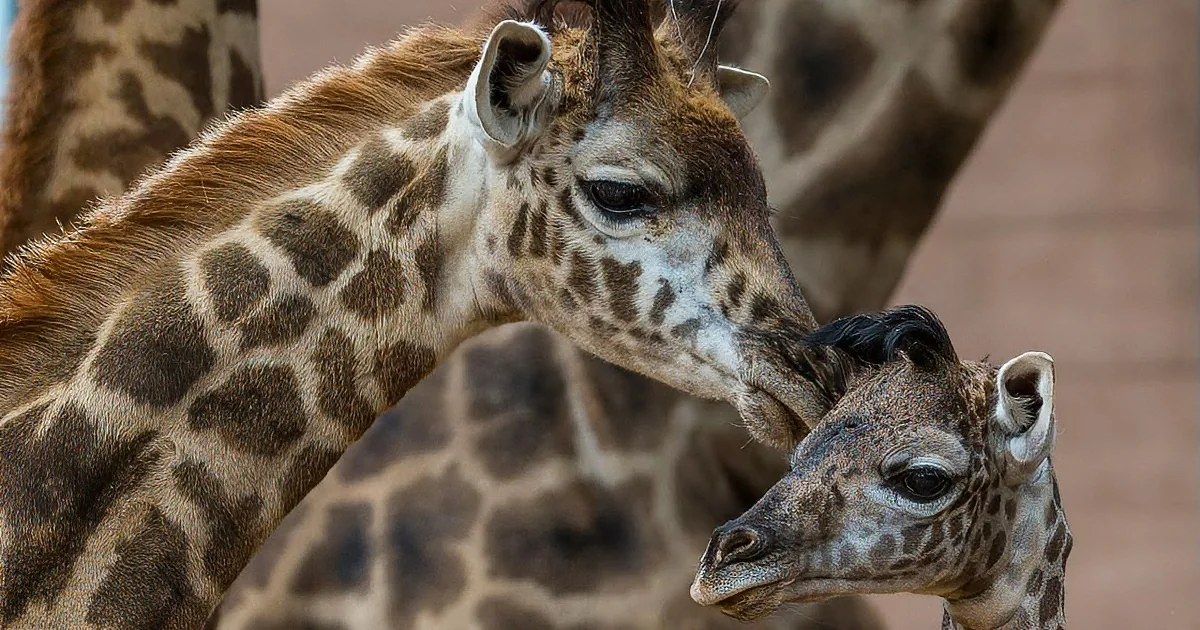 Mama Giraffe Gave Birth to a Little Calf. Now Watch How He''s Taking Charge at San Diego Zoo