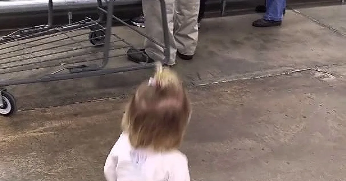 Toddler Ran Away From Her Mother at the Grocery Store, but What the Camera Caught Next? Aww!