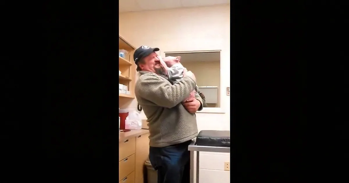 Tiny Pit Bull Puppy Meets the Man Who Saved His Life. His Reaction? Heart-Warming!