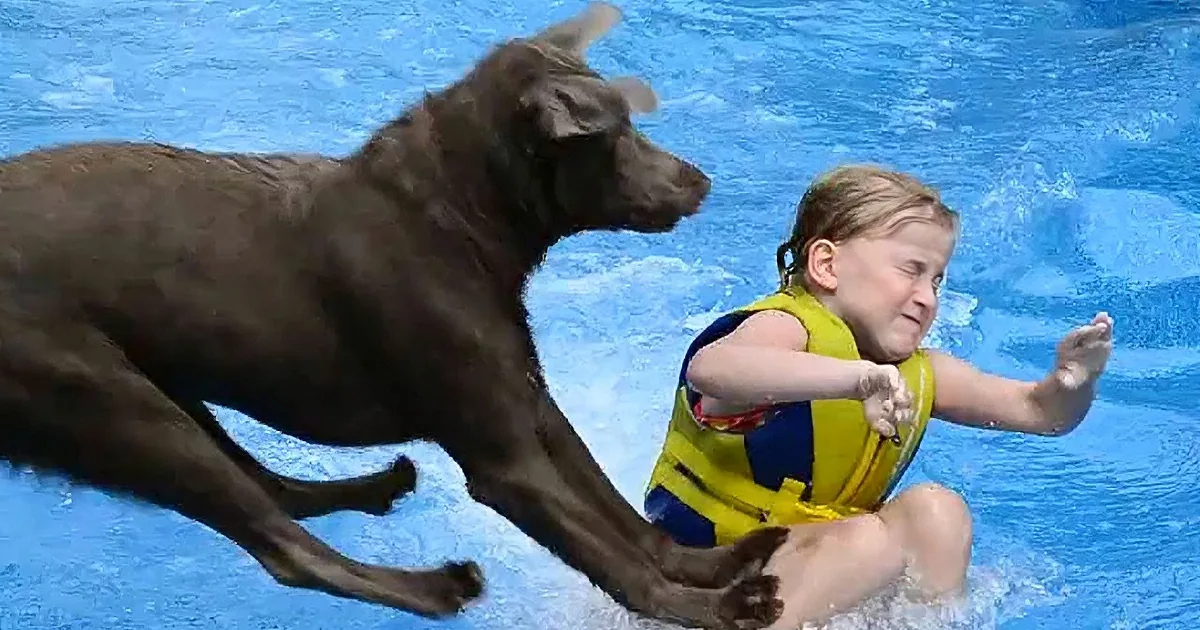 Dad Asks His Dog to Do a Trick. but Pay Close Attention to That Little Toddler! Rofl!