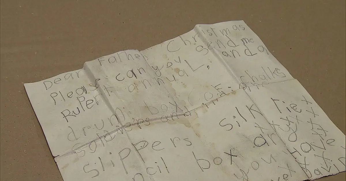 Construction Workers Find a Letter to Santa From 1943 in a Chimney. What the Letter Says? Amazing!