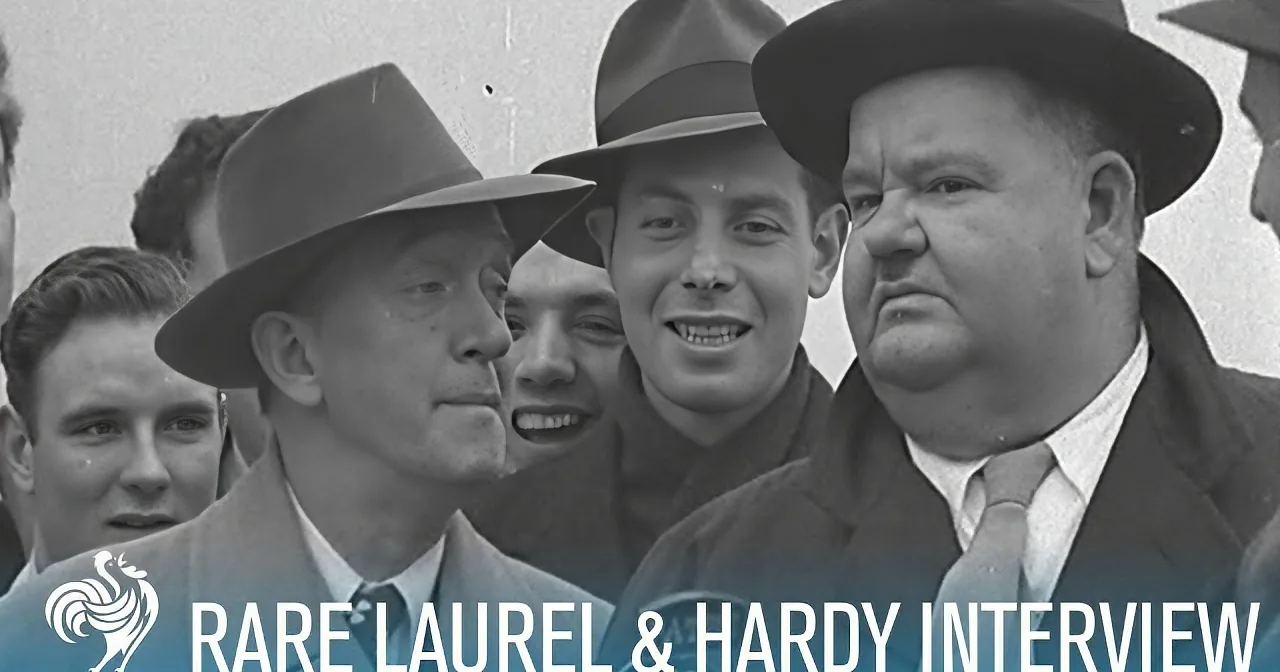 A Rare Interview of Laurel & Hardy From 1947 Shows Their Classic Chemistry!