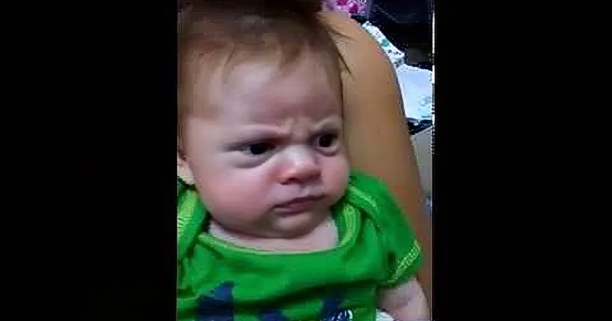 He Wants to Scare His Parents With His Angry Look. but Pay Attention to What Happens Next!