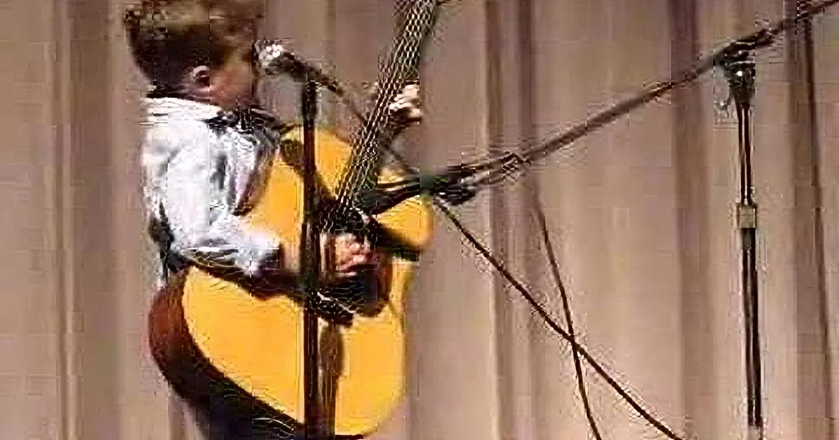 Incredibly Talented Second Grader Stuns Crowd With Insane Johnny Cash Performance
