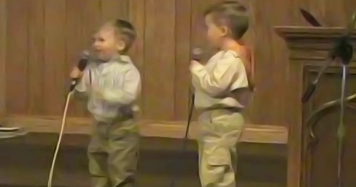 I Was Dancing With Joy When I Saw These Little Brothers Sing This Easter Classic Together! Aww!