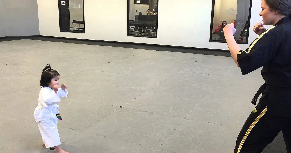 This Little Girl Faces Her Instructor and Starts Her Speech. What Happens Next? Adorable!