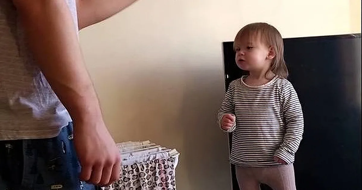 He Asks His 15 Month Old Daughter to Get off the Table. What She Does? This Is Hysterical!