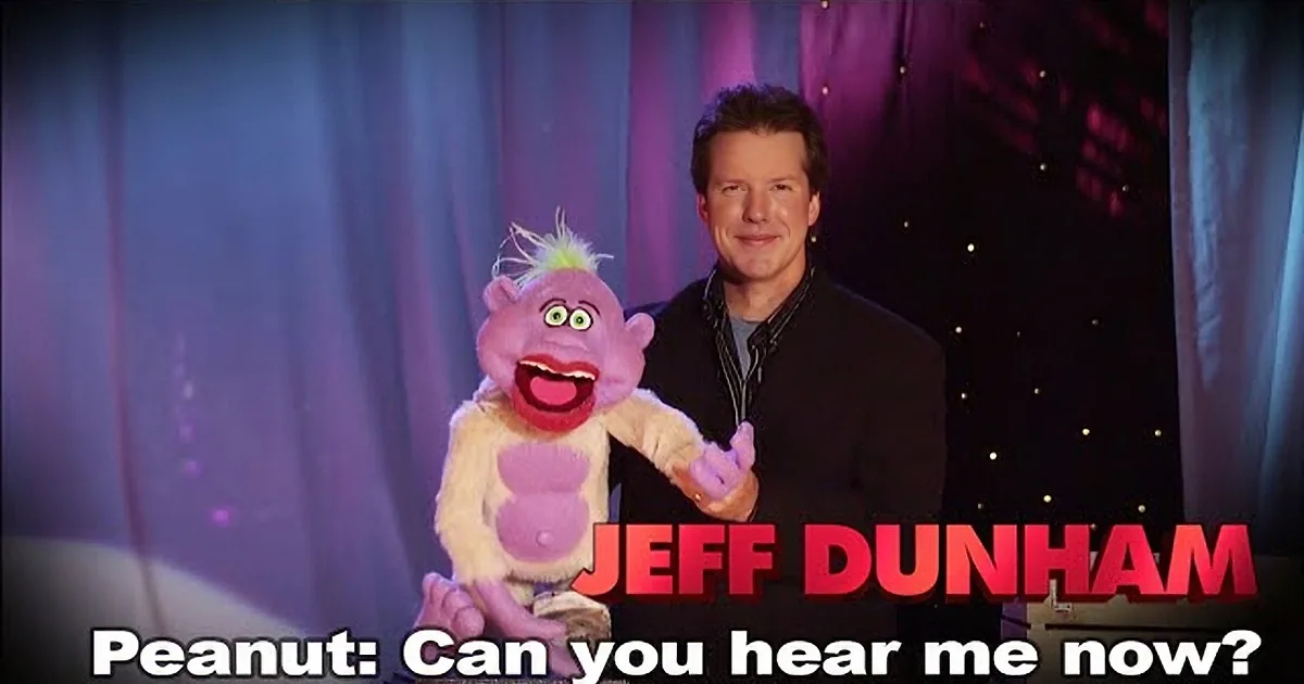 Jeff Dunham Comes Onstage With His Puppet. but What the Puppet Has to Say? Rofl!
