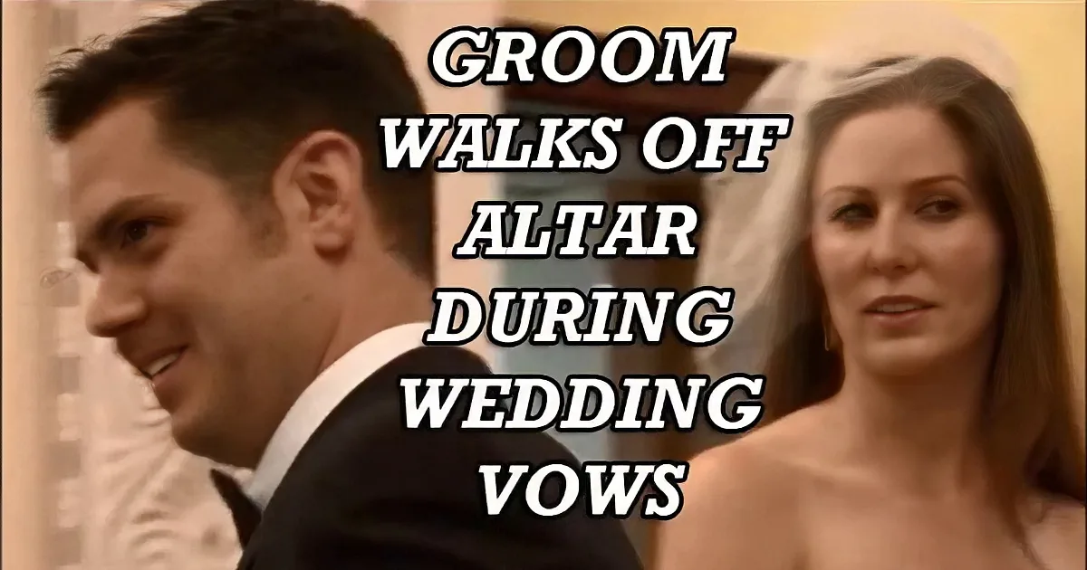 Beautiful Wedding Ceremony Is Abruptly Stopped by Groom for a Beautiful Reason
