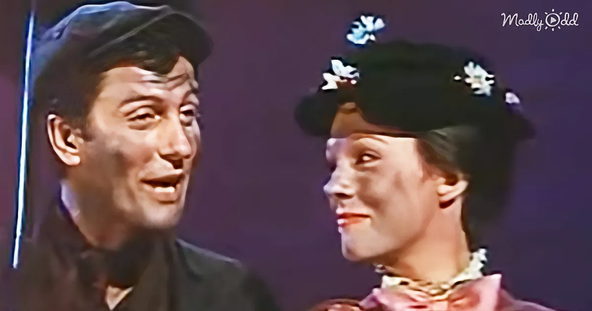 Julie Andrews and Dick Van Dyke Do Hilarious Opposite Outtake in ''Mary Poppins''