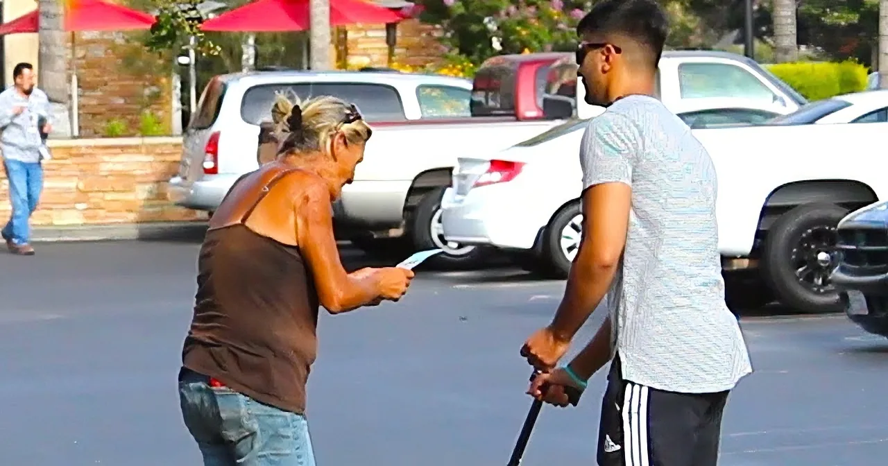 Blind Man Shows Passerby a Winning Lottery Ticket. Their Reaction Stunned Me.