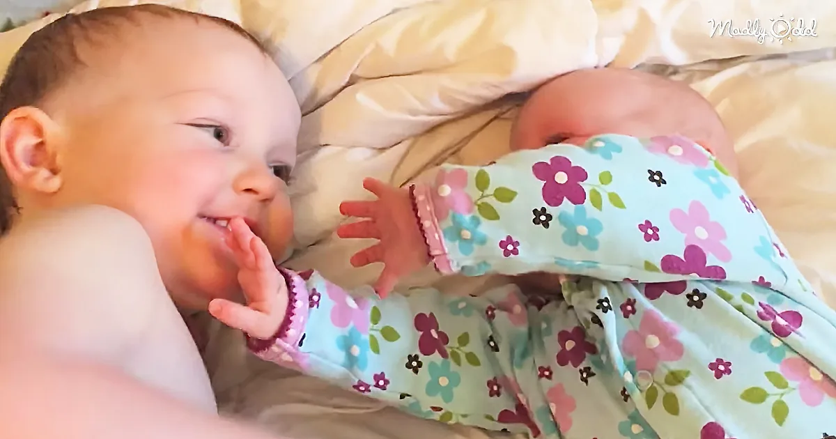 Big Display of Brotherly Love as Baby Sister Bawls