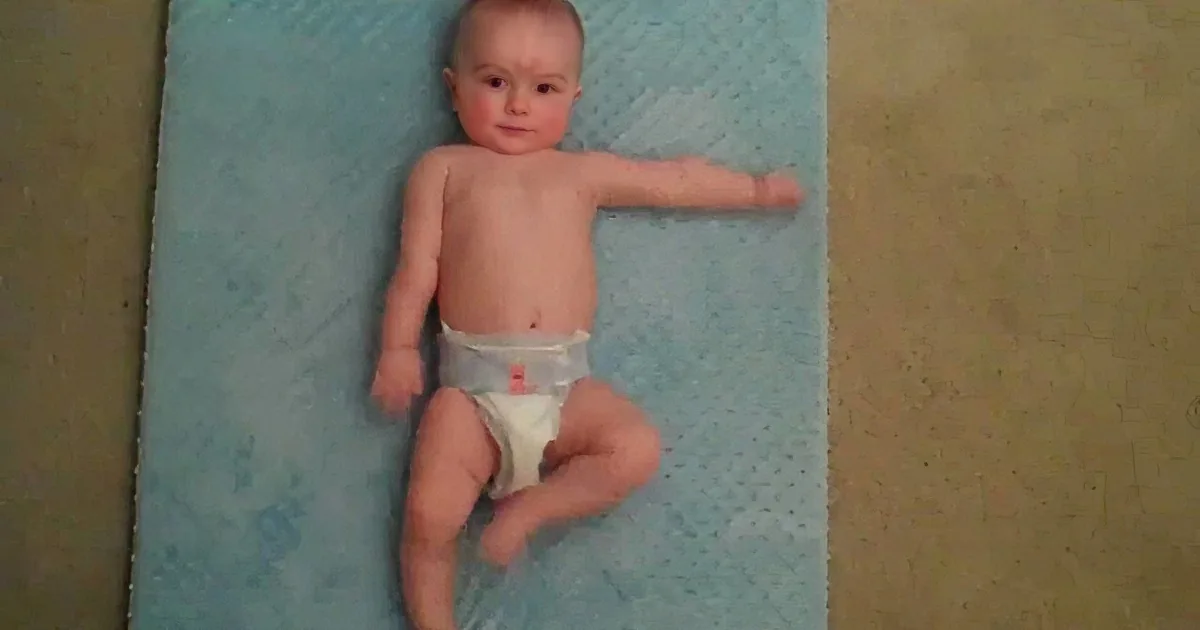 Baby Starts Dancing to Music While Waiting for Diaper Change. I Loved His Moves so Much.
