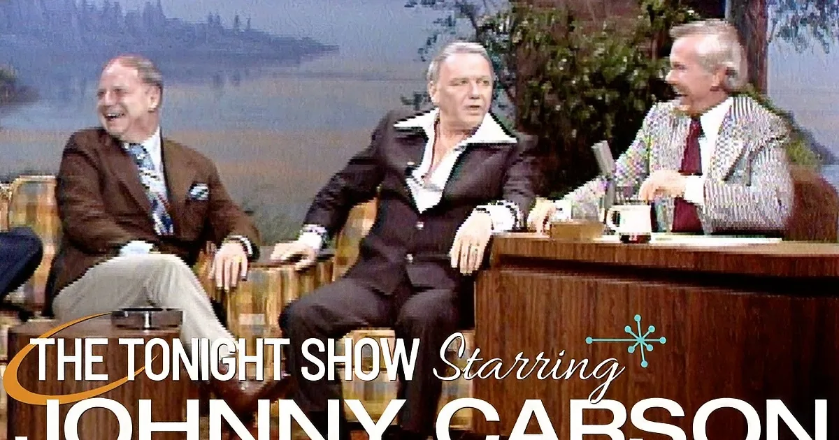 Don Rickles Kisses Frank Sinatra in Interview With Johnny Carson!