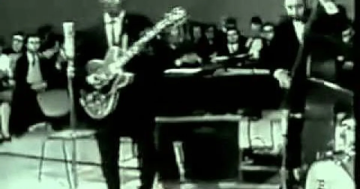 Chuck Berry Plays His Hit Song "Johnny B. Goode. This Is an Amazing Version of It.
