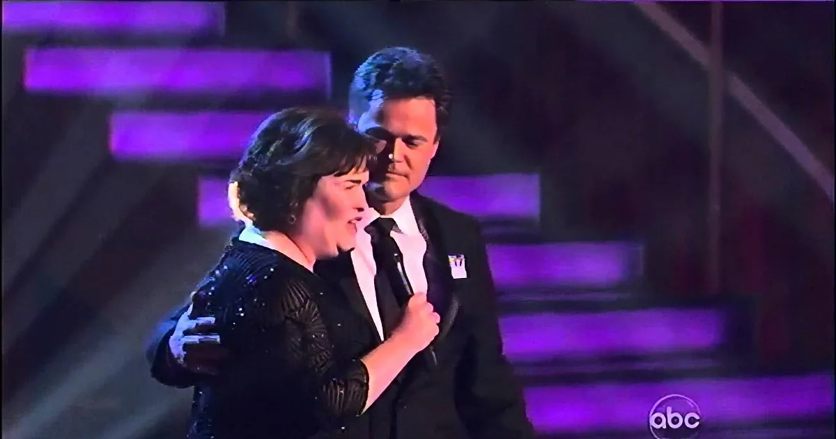 Donny Osmond and Susan Boyle Perform Stunning Duet. This Was Why She Was so Nervous!