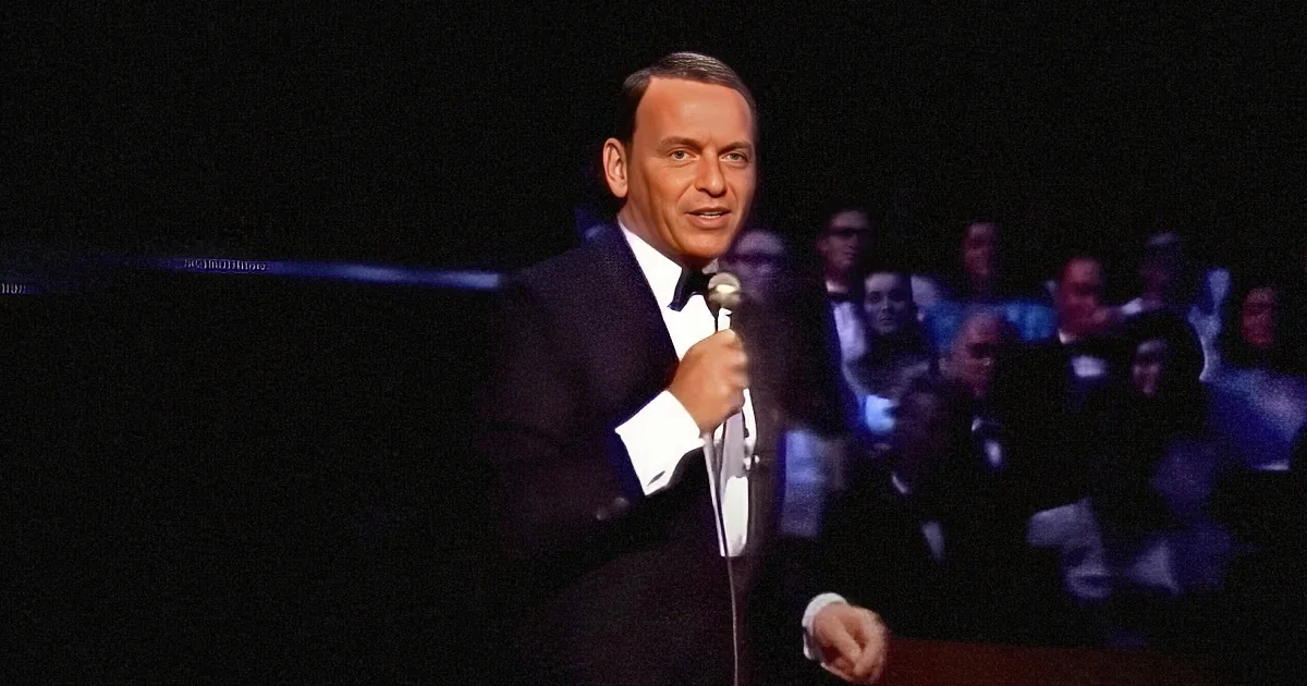 Frank Sinatra Takes Stage for Television Show With Ella FitzGerald. His Singing Is Amazing!