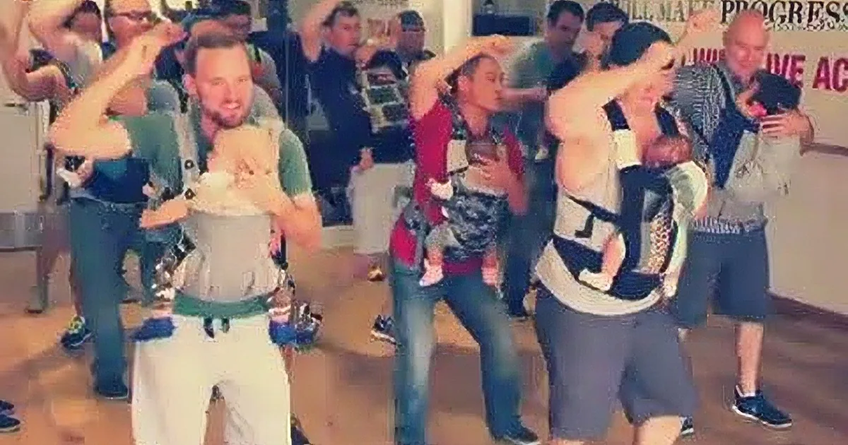 You Go, Dads! This Father-Baby Dance Has Everyone Cheering Them On