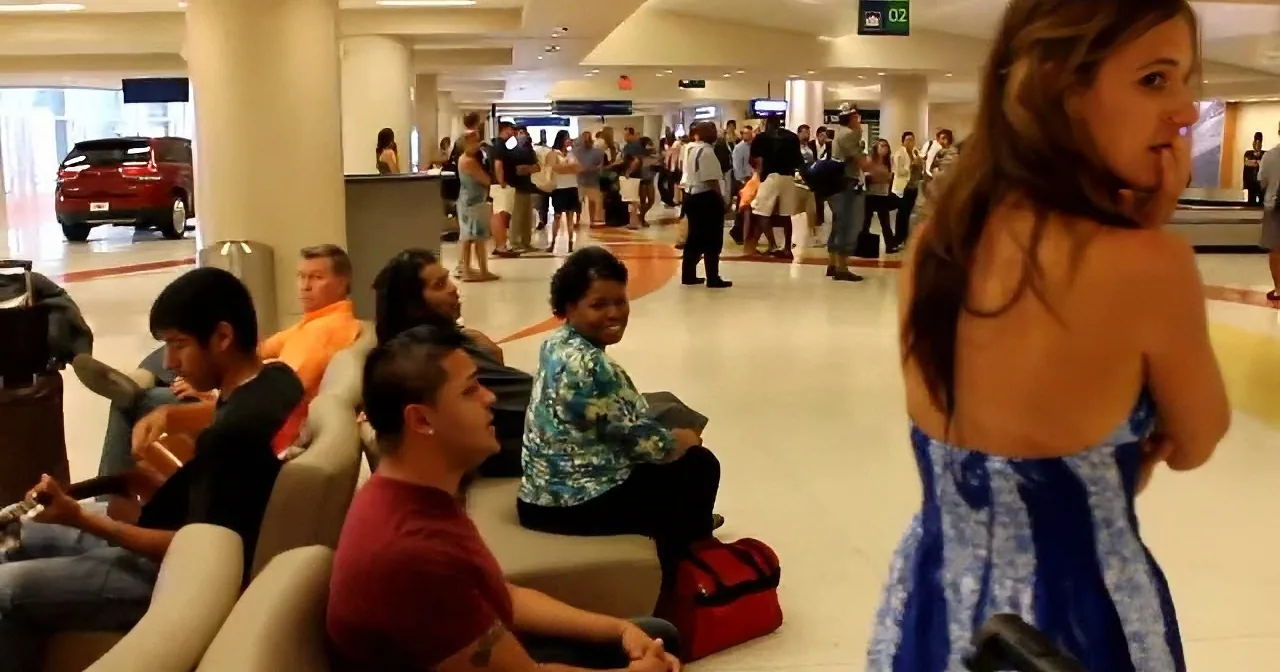 When This Man Sat Down Next to Her, She Was a Little Suspicious. Suddenly... He Started Singing...