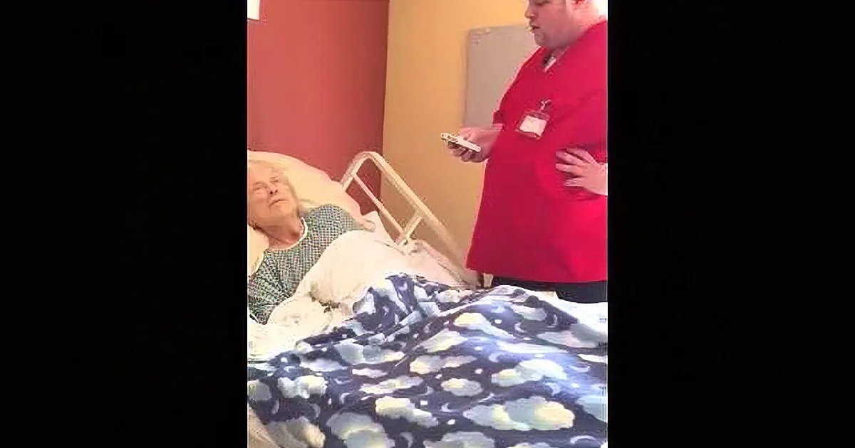 While Approaching Dying Woman''s Side, This Hospice Worker Was Caught Giving Unexpected Surprise...
