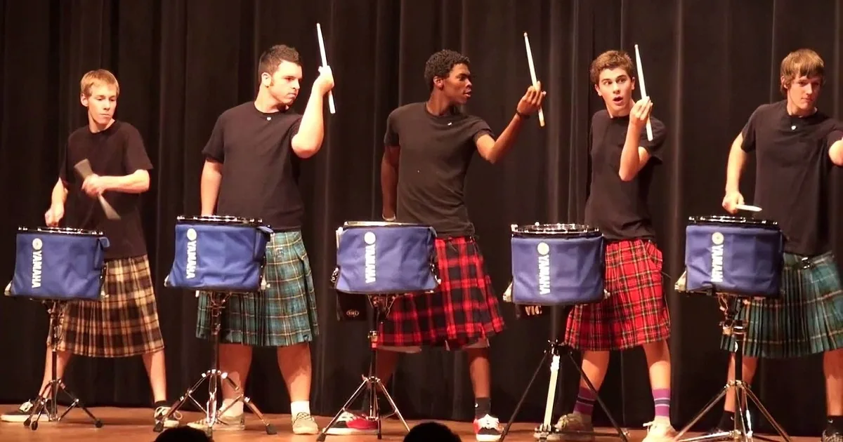 Drumming Teens Impressively Strike Their Way Through Talent Show