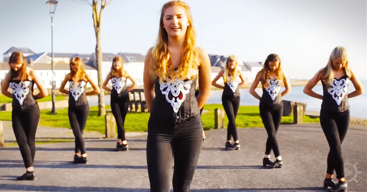Watch These 8 Girls'' Feet as They Prepare to Irish Dance on the Street