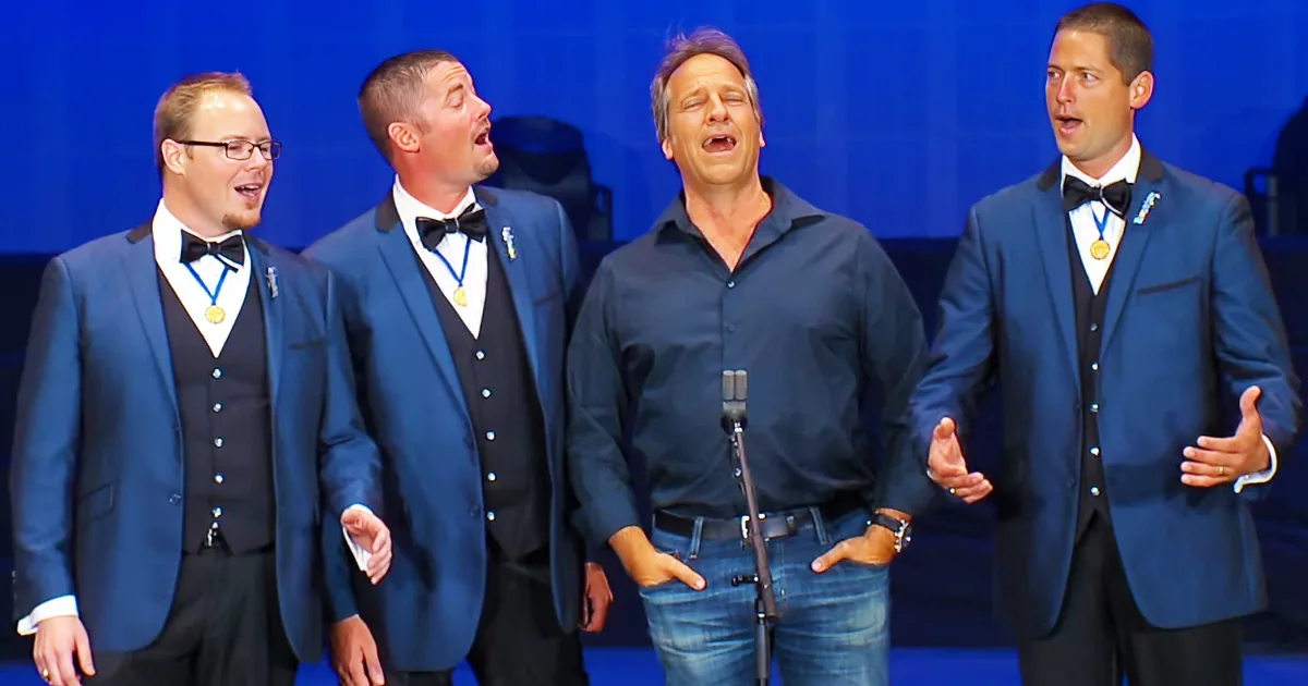 When Mike Rowe Joined This Barbershop Quartet, He Stunned Everyone With His Voice