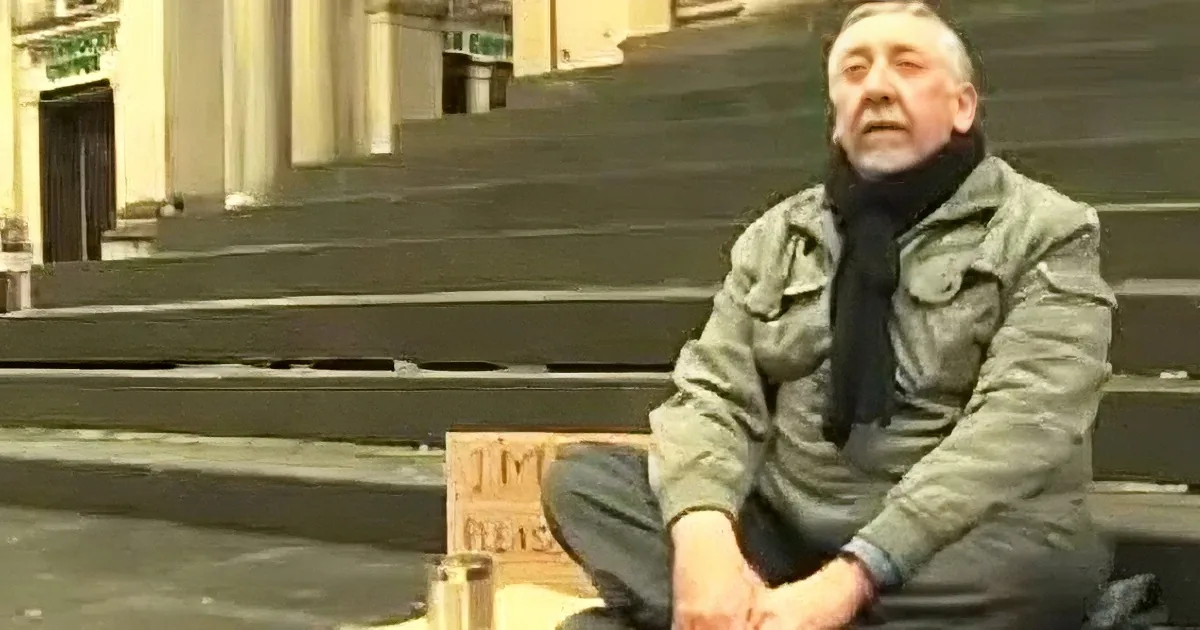 Watch What Happens to This Homeless Blind Man After Everyone Walks Right Past Him