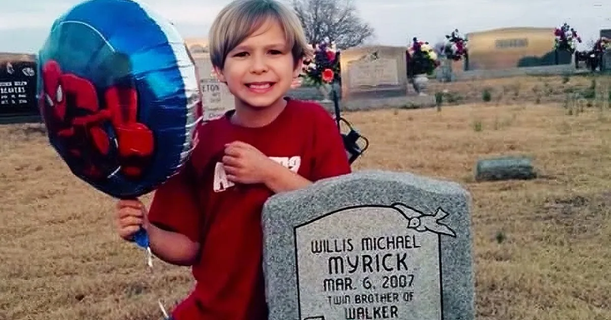 'Amazing Brotherly Bond: Boy Visits Twin Brother's Grave, Tells Him About the Day at School.'