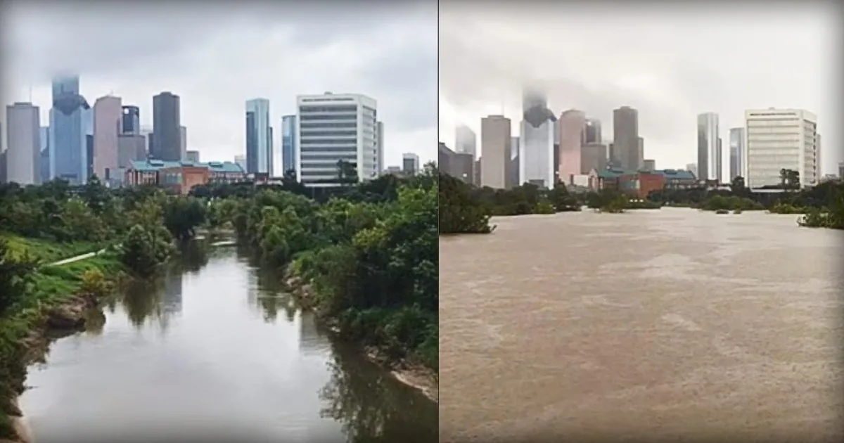 Houston Before and After Harvey: Astonishing Photos Show Devastating Flood Damage