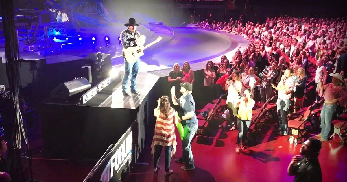 Couple Asks Garth Brooks to Reveal Baby''s Gender, Surprise Gift Leaves Mom in Tears