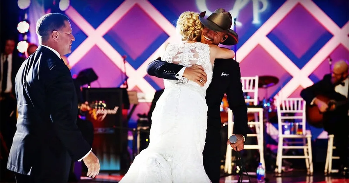 Father Surprises His Daughter With a Very Special Song and Dance at Her Wedding