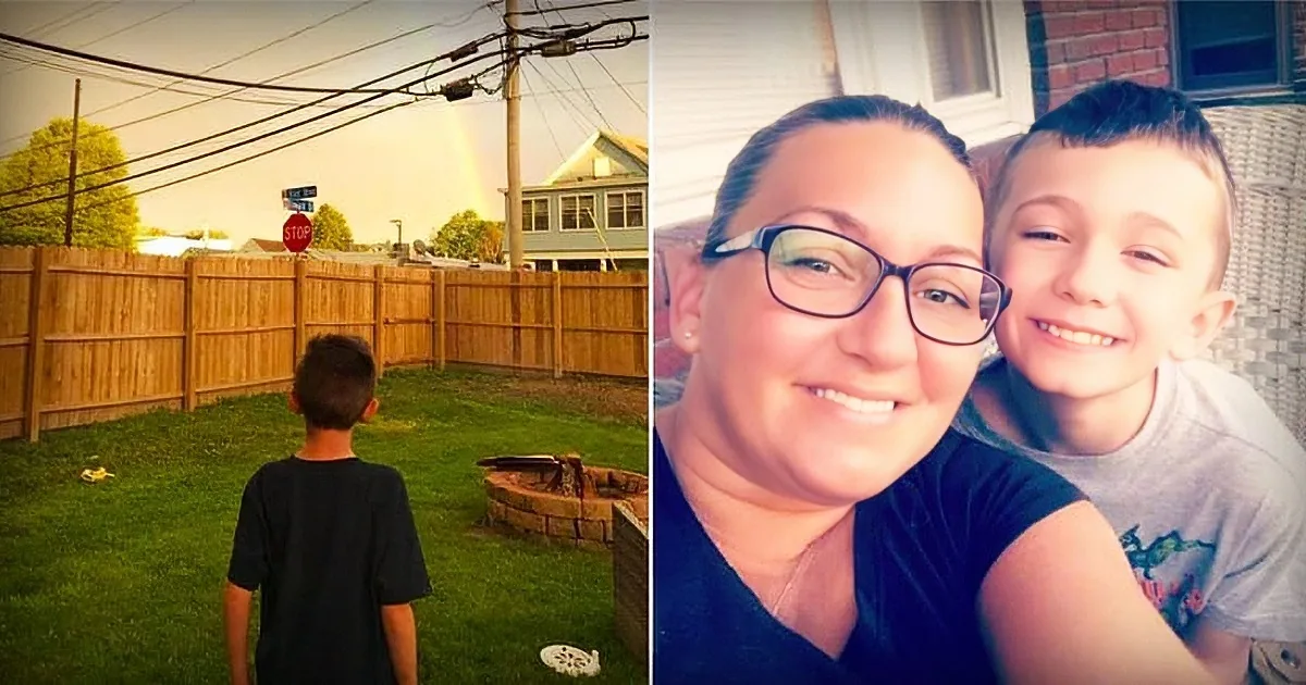 9-Yr-Old's Parents Die 3 Weeks Apart. Then He Looks at the Sky and Knows They're Watching