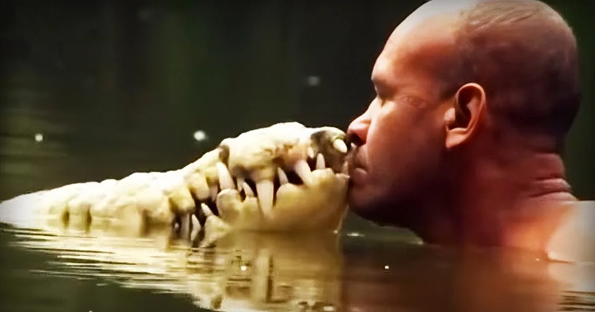 What This Man Does With a Huge Crocodile Is Baffling Scientists
