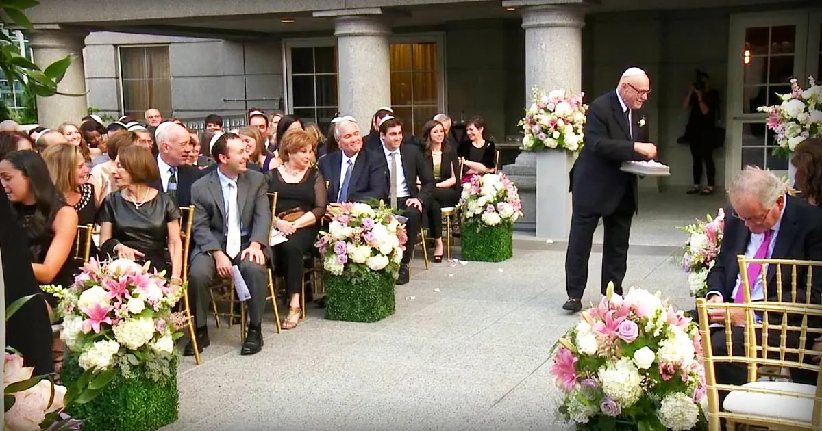 Wedding Features 85-Year-Old 'Flower Grandpa.' He Goes off Script and Everyone Loses It