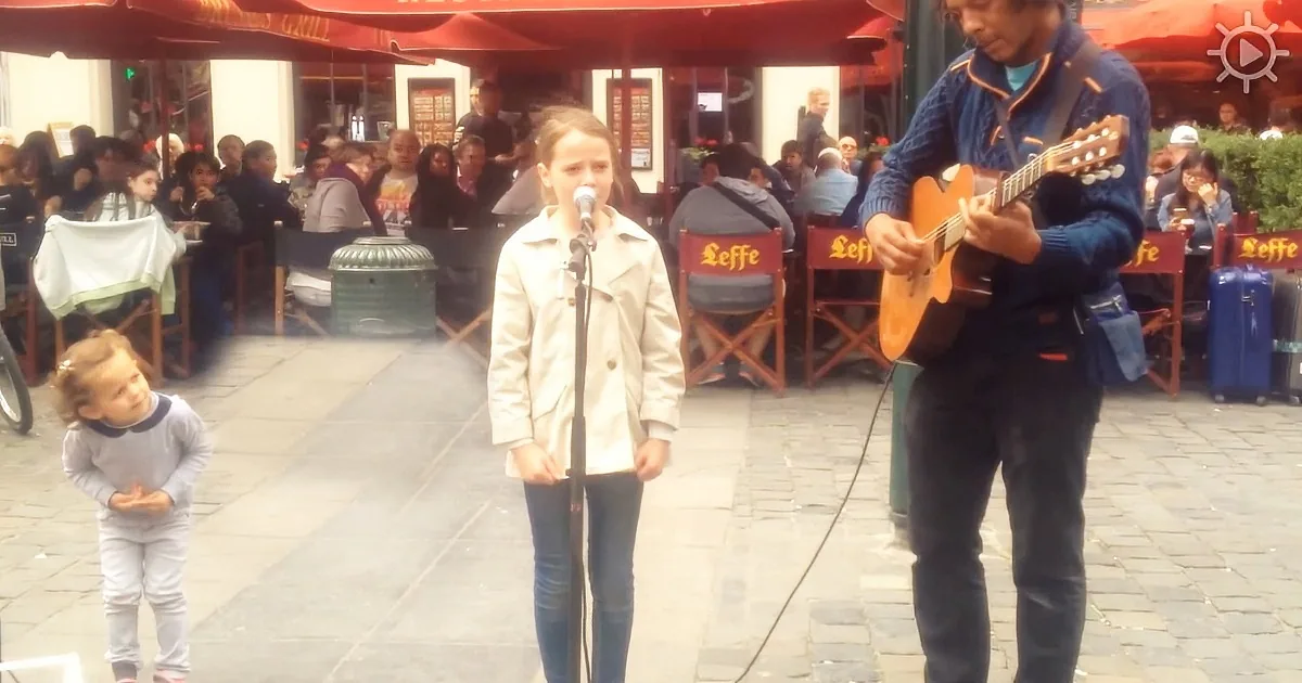 9-Year-Old Delivers Stunning Street Performance of ''Ave Maria''