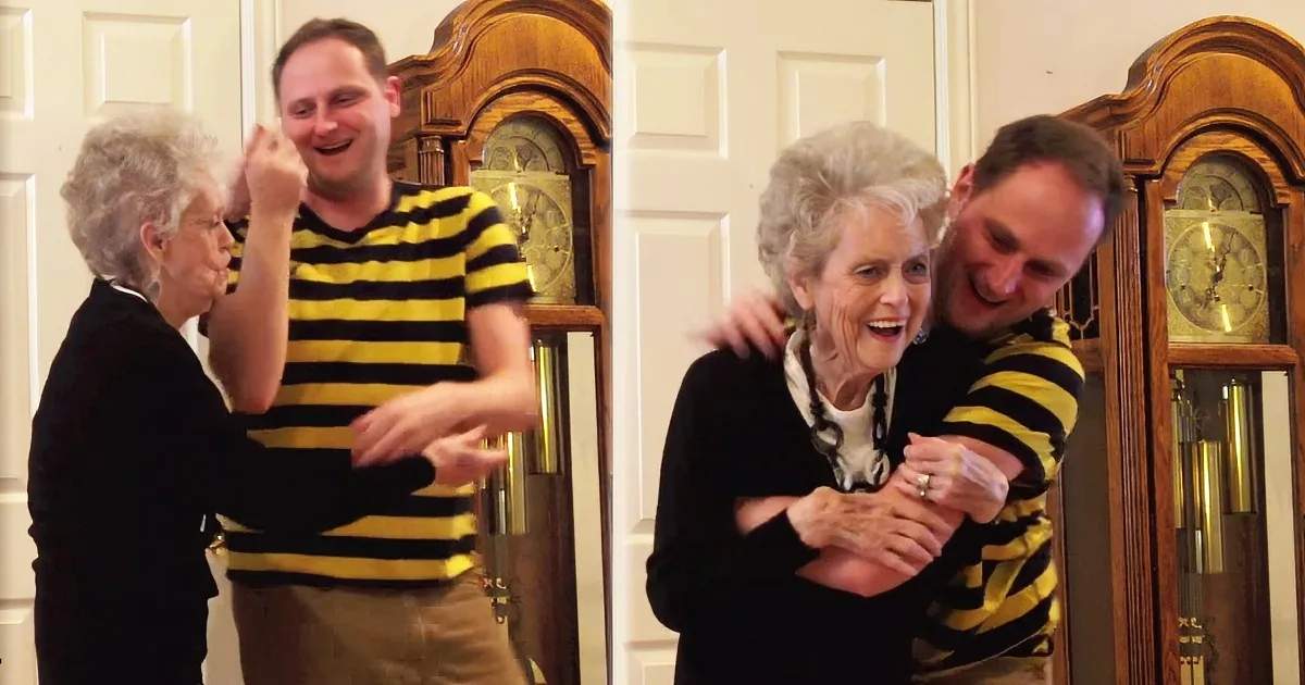 Dancing With Her Grandson and Caretaker, 90-Year-Old Grandma Pays Tribute to Whitney Houston