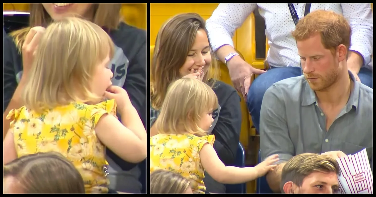 Toddler Raids Prince Harry''s Popcorn but He Takes It in Stride