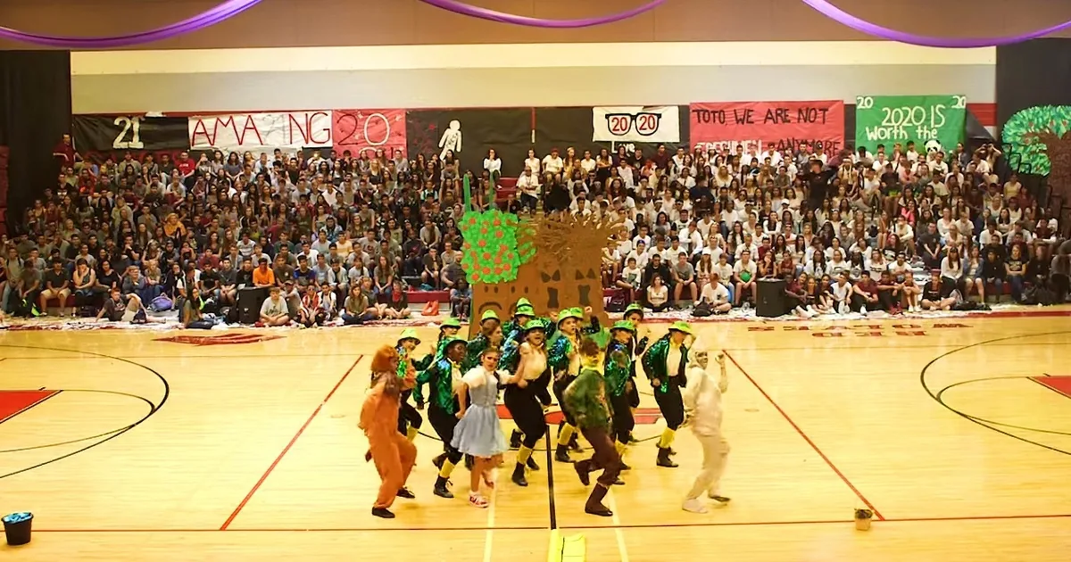 High School Girls Delight With Homecoming Dance Twist!